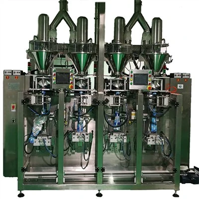 Többsávos porzacskós csomagológép